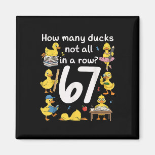 Teacher Six Seven Meme 67 Funny Teacher Duck In A  Magnet