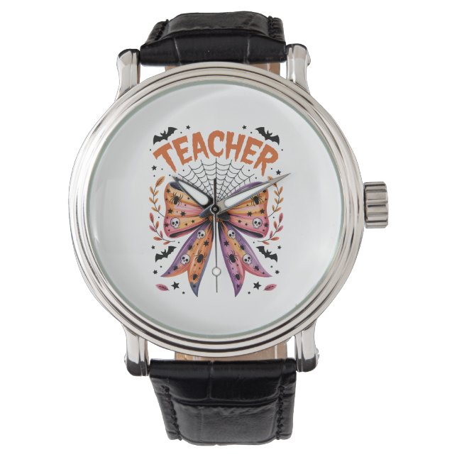 Teacher Spooky Halloween Watch (Front)