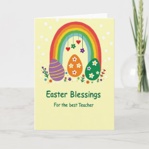 Teacher Spring Blessing Card