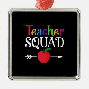 Teacher Squad Metal Tree Decoration