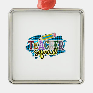 Teacher Squad Metal Tree Decoration