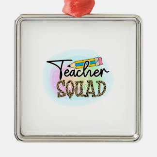 Teacher Squad Metal Tree Decoration
