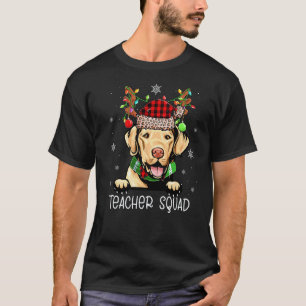Teacher Squad Reindeer Chesapeake Bay Retriever Do T-Shirt