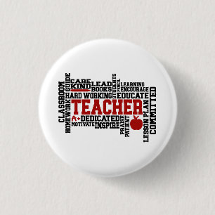 Teacher  Square Button