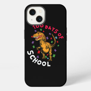Teacher Student 100th Day Dinosaur 100 Days Of Sch iPhone 13 Case