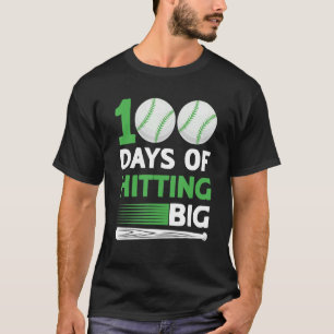 Teacher student 100th day of school baseball 100 d T-Shirt