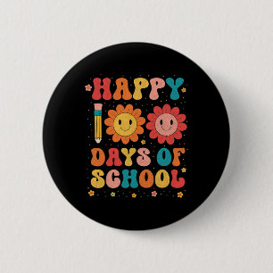 Teacher Student 100th Day Of School Happy 100 Days 6 Cm Round Badge