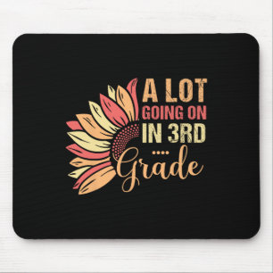 Teacher Student A Lot Going On In Third Grade Back Mouse Mat