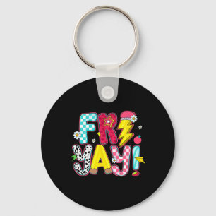 Teacher Student Back To School Fri-yay Happy Frida Key Ring