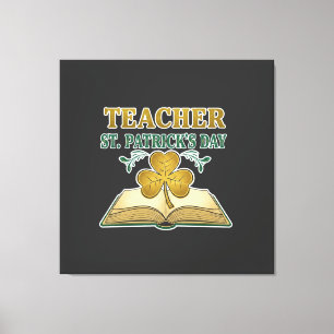 Teacher & Student Class of 2026 - Knowledge is Lig Canvas Print