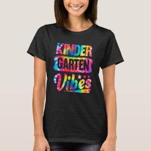 Teacher Student Kindergarten Vibes First Day Of Sc T-Shirt