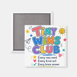 Teacher & Student Motivational Custom Gift Magnet