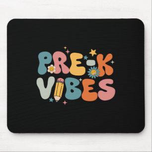 Teacher Student Pre-k Vibes Pre Kindergarten Team Mouse Mat
