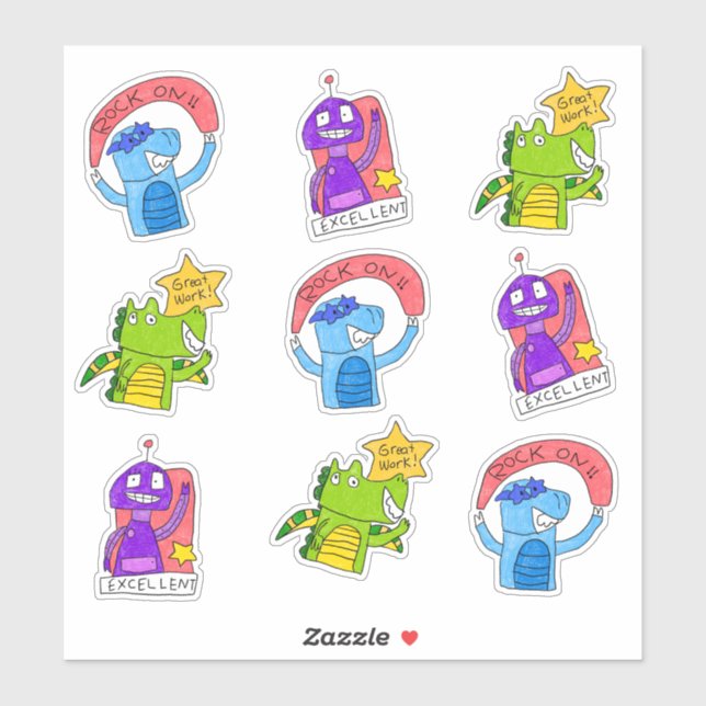 Teacher Student Reward Stickers (Sheet)