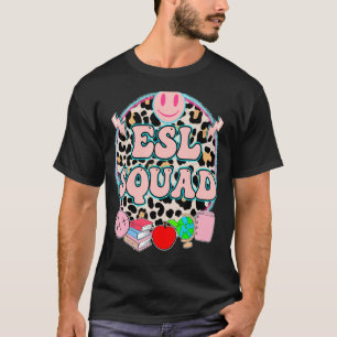 Teacher Student School Teaching Cute Women Esl Tea T-Shirt