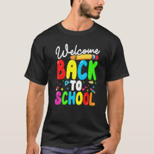Teacher Student Welcome Back To School Cute Squad T-Shirt