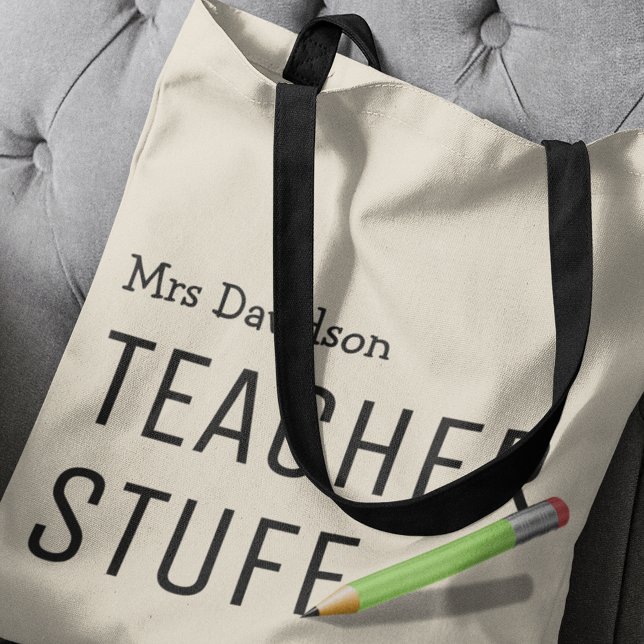 Teacher Stuff Bag | Personalised Gift (Creator Uploaded)