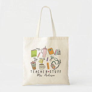 Teacher Stuff Cute Tote Bag