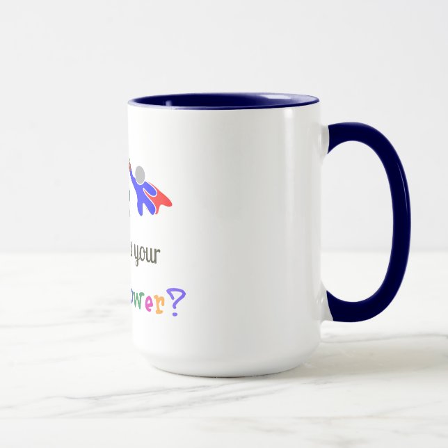 Teacher Superhero Mug (Right)