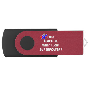 Teacher Superhero USB Flash Drive