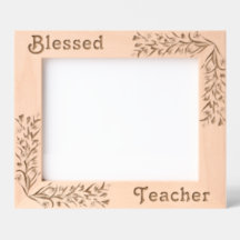 Teacher Superheroes Blessed Teacher Picture Frame