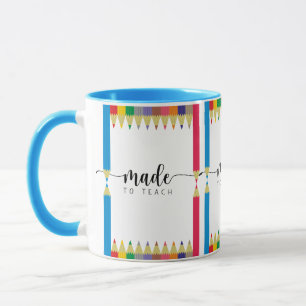 Teacher Superheroes Made to Teach Combo Mug