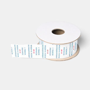 Teacher Superpower Physics Educator Design Grosgrain Ribbon