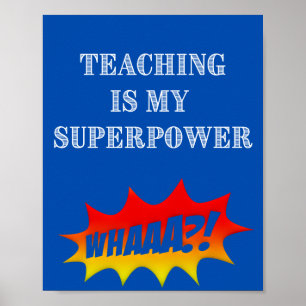 Teacher Superpowers Poster