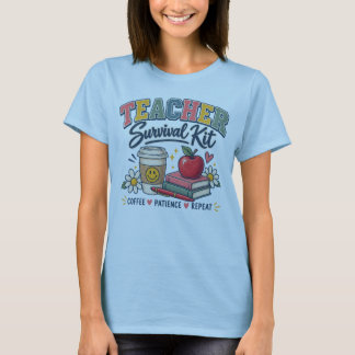Teacher Survival Kit Shirt, Funny Teacher Tee