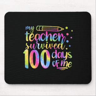 Teacher Survived 100 Days Of Me 100th Day School T Mouse Mat