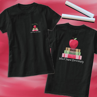 Teacher T-shirt with School Name