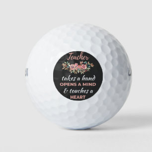 Teacher Takes A Hand Opens A Mind Golf Balls