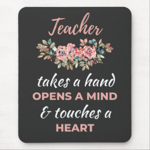 Teacher Takes A Hand Opens A Mind Mouse Mat