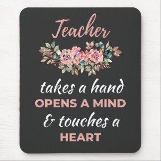 Teacher Takes A Hand Opens A Mind Mouse Mat