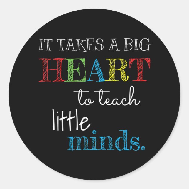 Teacher- Teacher Appreciation- Teacher Classic Round Sticker (Front)