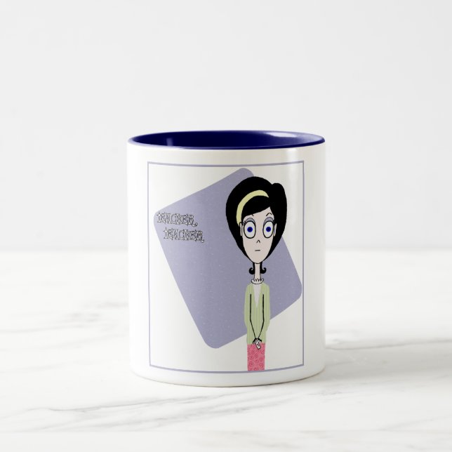 Teacher, Teacher Two-Tone Coffee Mug (Center)