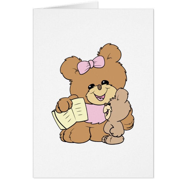 teacher teaching baby teddy bear design (Front)