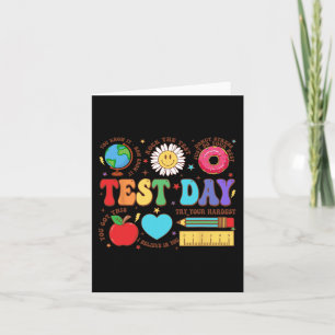 Teacher Test Day Motivational Teacher Starr Testin Card