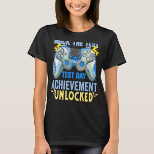 Teacher Testing Staar Test Exam Gamer Rock The Tes T-Shirt