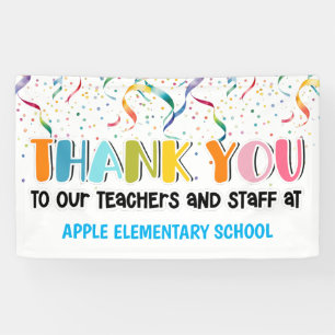 Teacher thank you banner