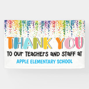 Teacher thank you banner