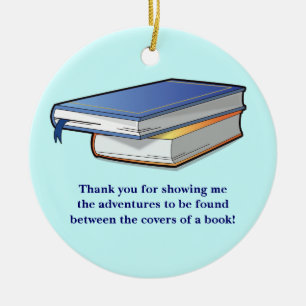 Teacher: Thank You for Reading Appreciation Ceramic Tree Decoration