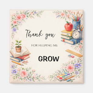 Teacher Thank You Gift End of School Year Magnet