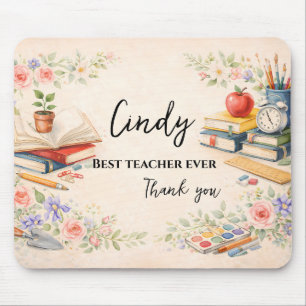 Teacher Thank You Gift End of School Year Mouse Mat