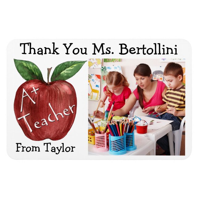 Teacher Thank You Magnet (Horizontal)