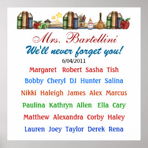 Teacher Thank You Poster -  SRF