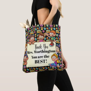 TEACHER Thank You - SEE BACK! TOTE BAG