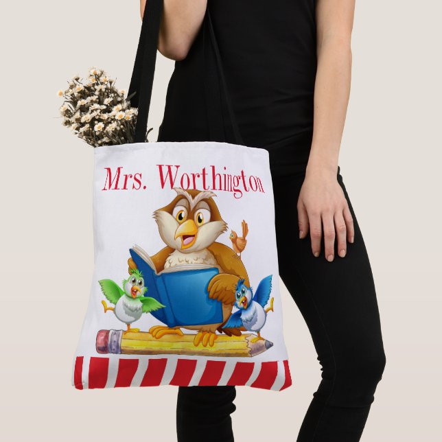 Teacher Thank You - See Back ... Tote Bag (Close Up)