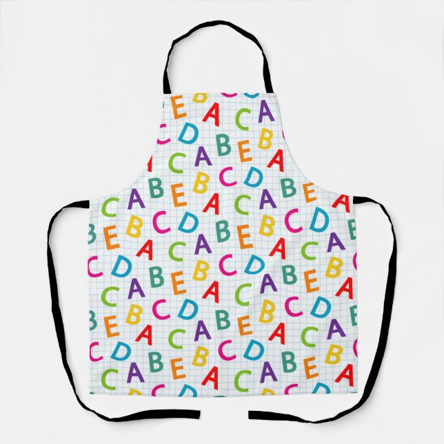 Teacher The Best Teachers Teach From The Heart Apron (Front)