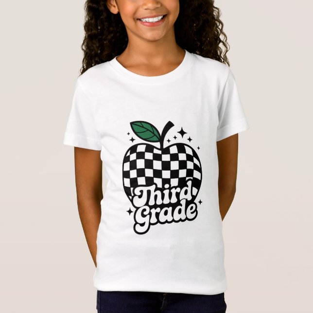 Teacher Third Grade 3rd Back to School T-Shirt (Front)